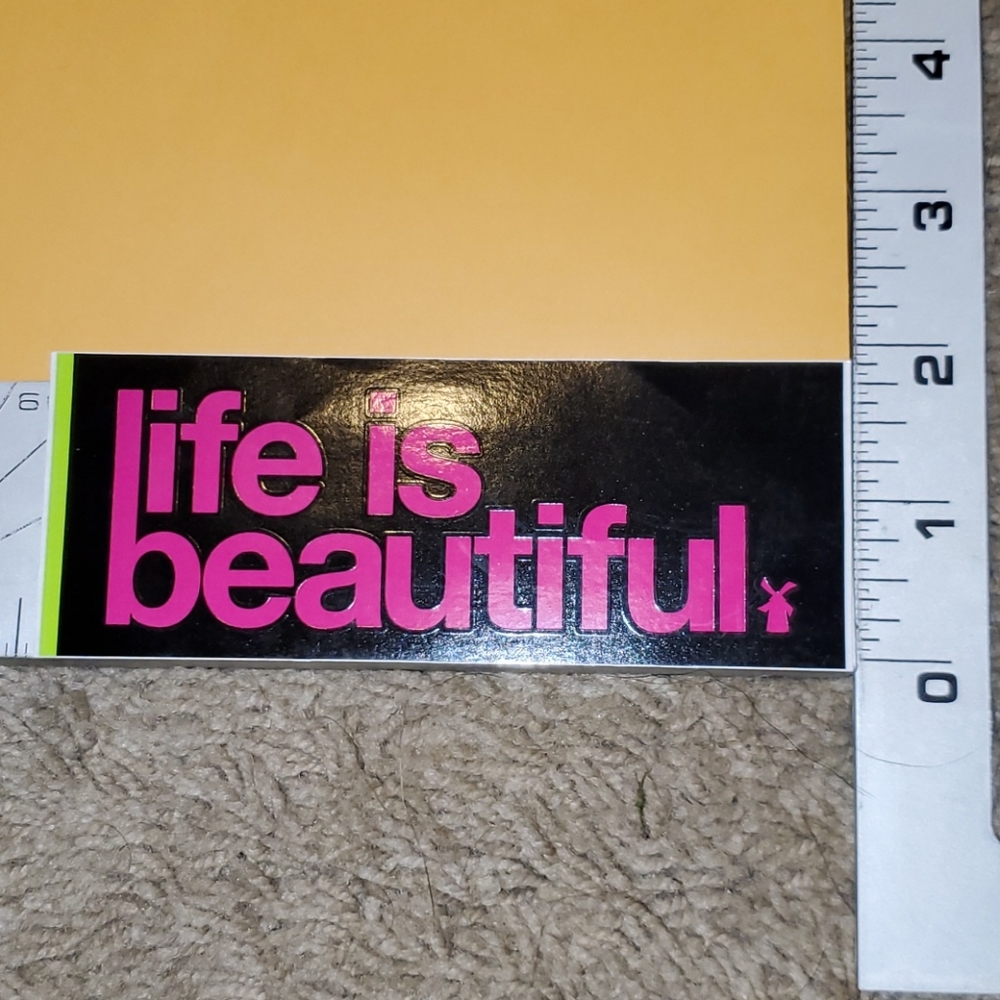 Life is Beautiful Dutch Bros sticker